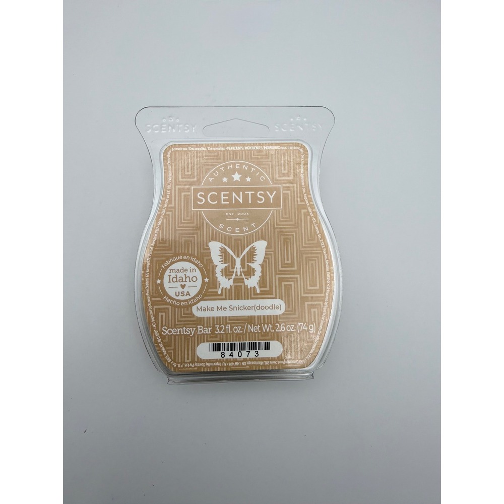 Scentsy Make Me Snicker(doodle) Wax‎ Bar Authentic Home Fragrance